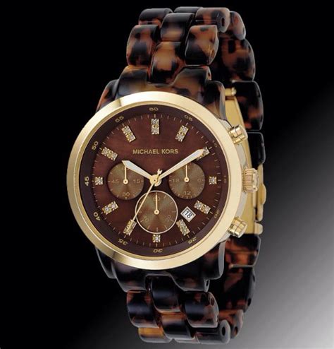 michael kors leopard print watch